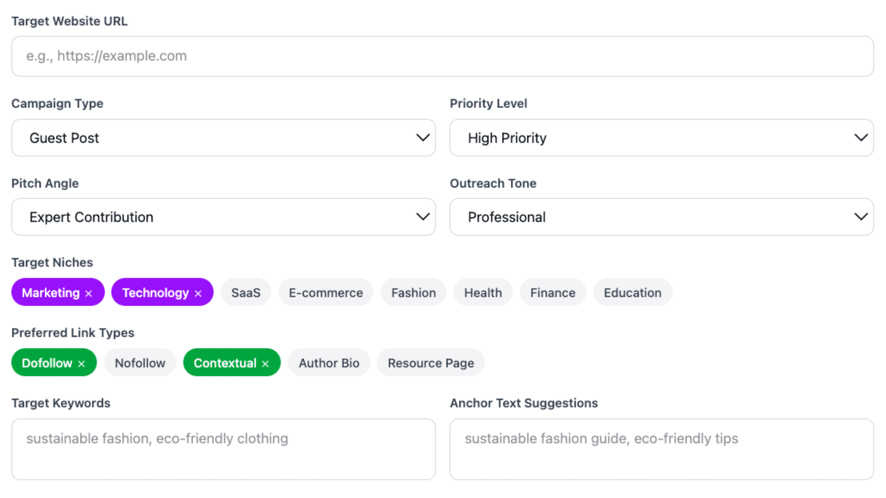Guest Post & Outreach Features
